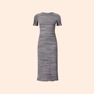 Reformation Charcoal Perry Midi Dress New Size Medium